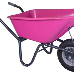 Klus-, Tuinkruiwagen Hummer - Gemonteerd geleverd - 100 liter - Gecoat - Fuchsia