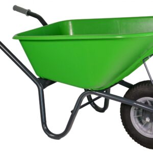 Klus-, Tuinkruiwagen Hummer - Gemonteerd geleverd - 100 liter - Gecoat - Limegroen