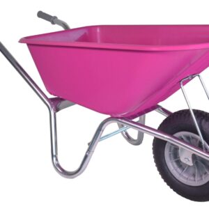 Klus-, Tuinkruiwagen Hummer - Gemonteerd geleverd - 100 liter - Verzinkt - Fuchsia