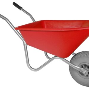 Kinderkruiwagen Hummer - Gemonteerd geleverd - 35 liter - Rood met softwiel