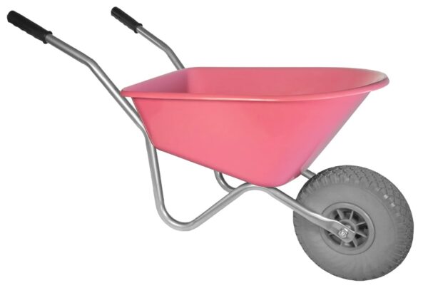 Kinderkruiwagen Hummer - Gemonteerd geleverd - 35 liter - Geel met softwiel - Afbeelding 6