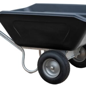 Volumekruiwagen HDPE Hummer - Gemonteerd geleverd - 350 liter - 2 wiel