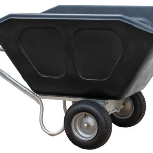 Volumekruiwagen HDPE Hummer - Gemonteerd geleverd - 500 liter - 2 wiel