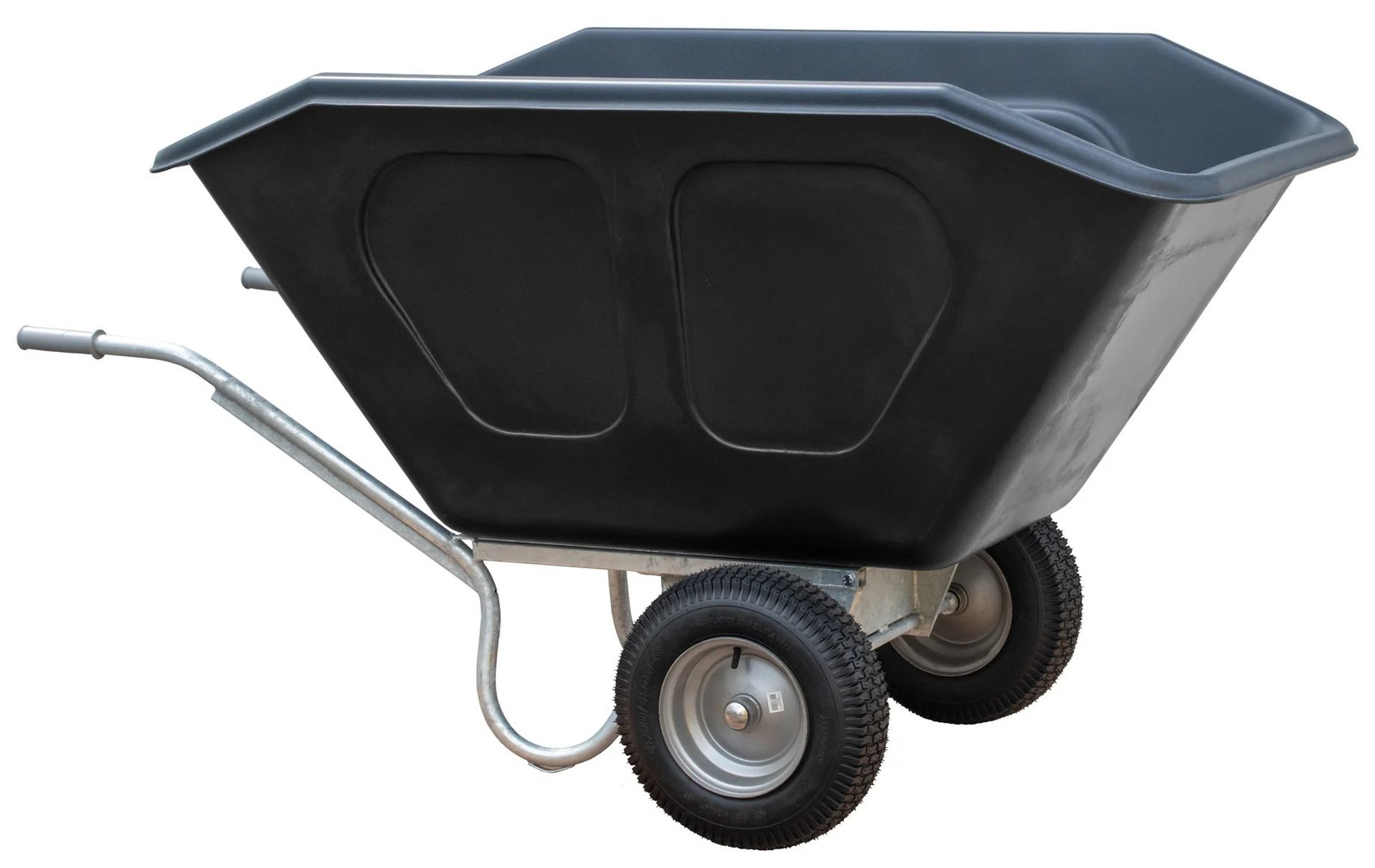 Volumekruiwagen HDPE Hummer - Gemonteerd geleverd - 500 liter - 2 wiel